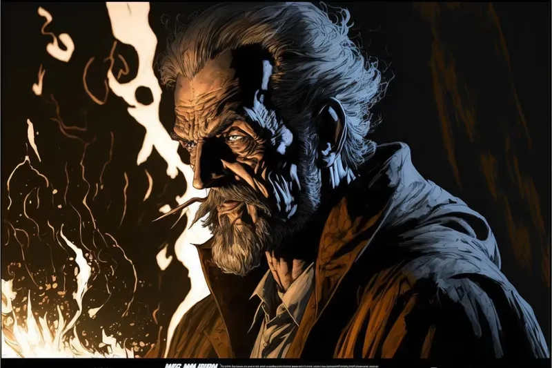 Comic Style Characters And Scenes