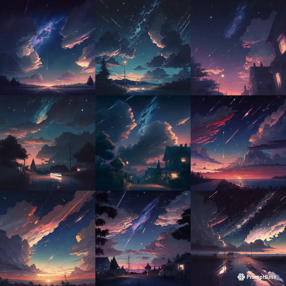 Anime Sky Dreamscapes