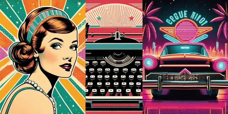 Vintage Vibes Art generated by undefined