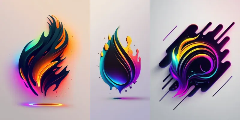 Vibrant Modern Minimal Logos generated by undefined