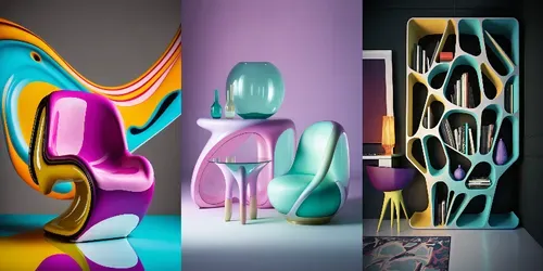 Playful Furniture Designs generated by midjourney