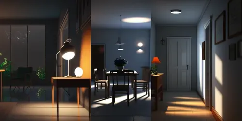 Unique Interior Design Architectures generated by midjourney