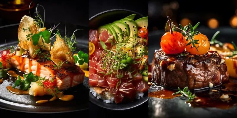Extreme Photorealistic Foods generated by undefined