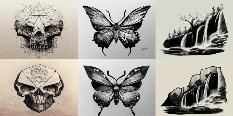 Hand Drawn Sketch Illustrations generated by undefined