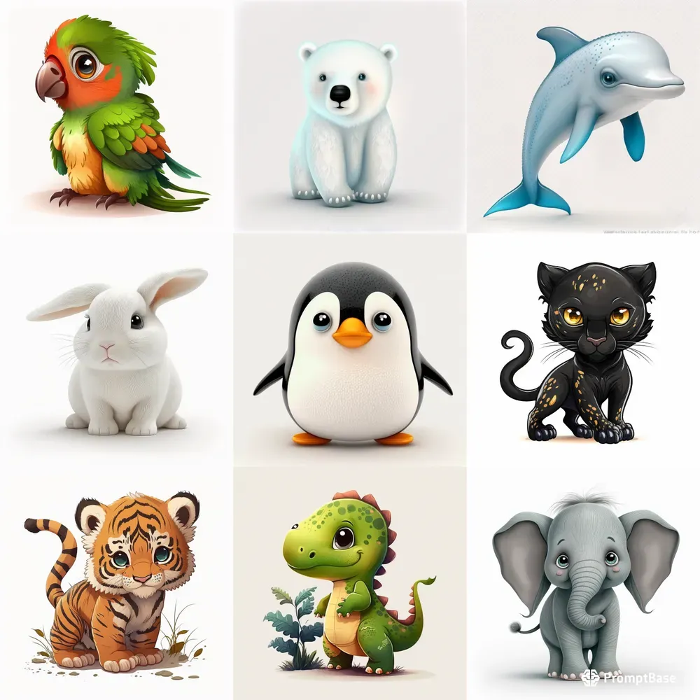 Cute Cartoon Animals