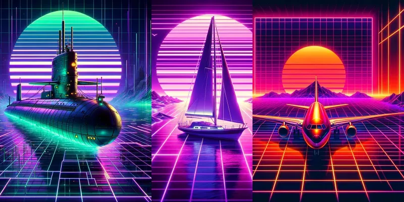 Neon Horizons generated by undefined