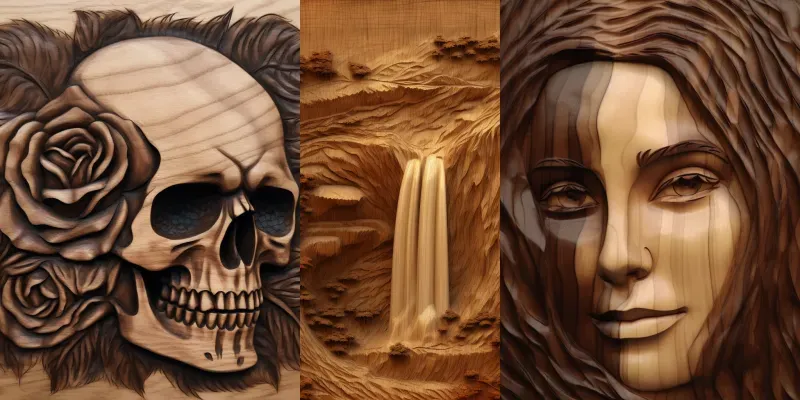 Objects Made Of Wood generated by undefined
