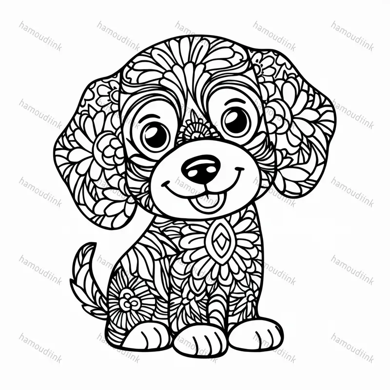 Zentangle Animals Adult Coloring Pages