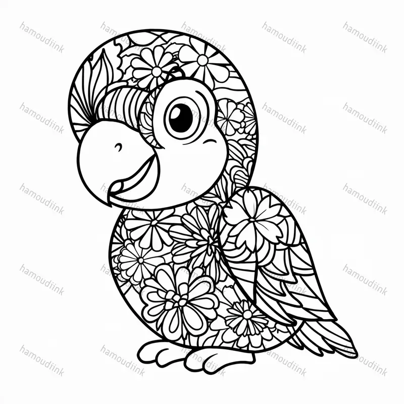 Zentangle Animals Adult Coloring Pages
