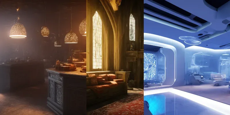 Intricate Interiors generated by undefined