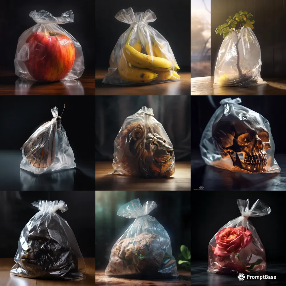 Realistic Bags With Insides