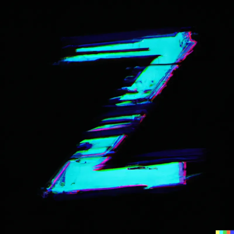 Stylized Typography Letter
