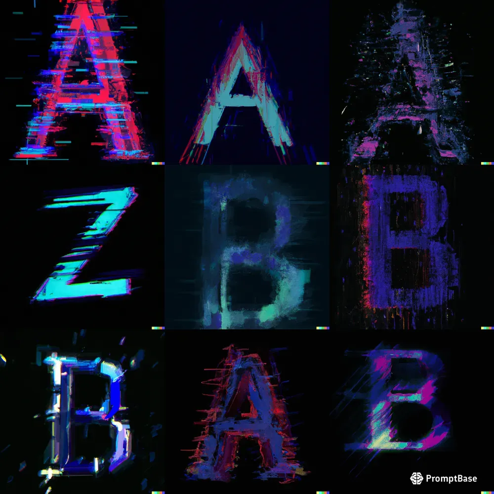 Stylized Typography Letter
