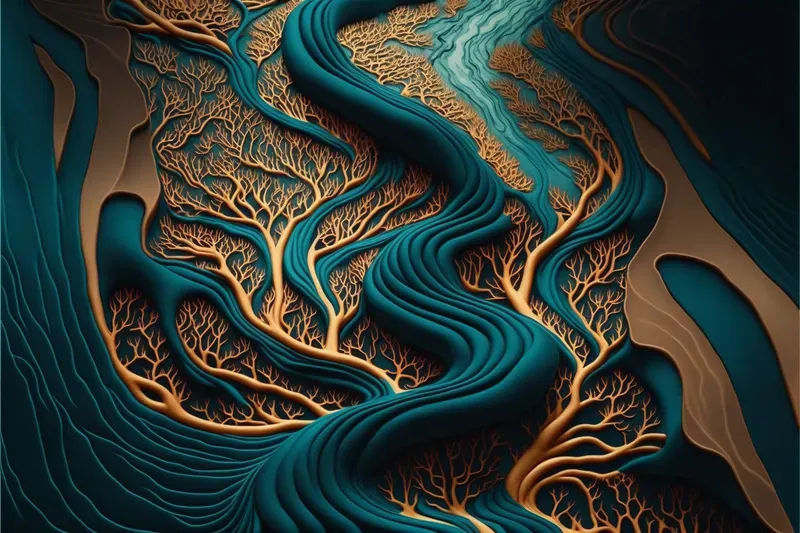 Abstract Organic Shapes