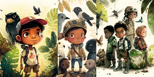 Children’s Book Illustrations generated by midjourney