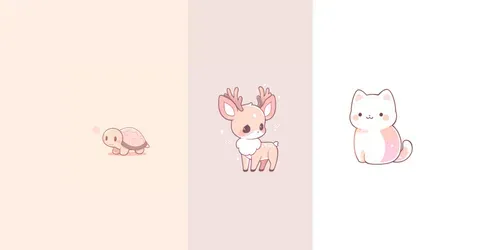Small Kawaii Animals generated by midjourney