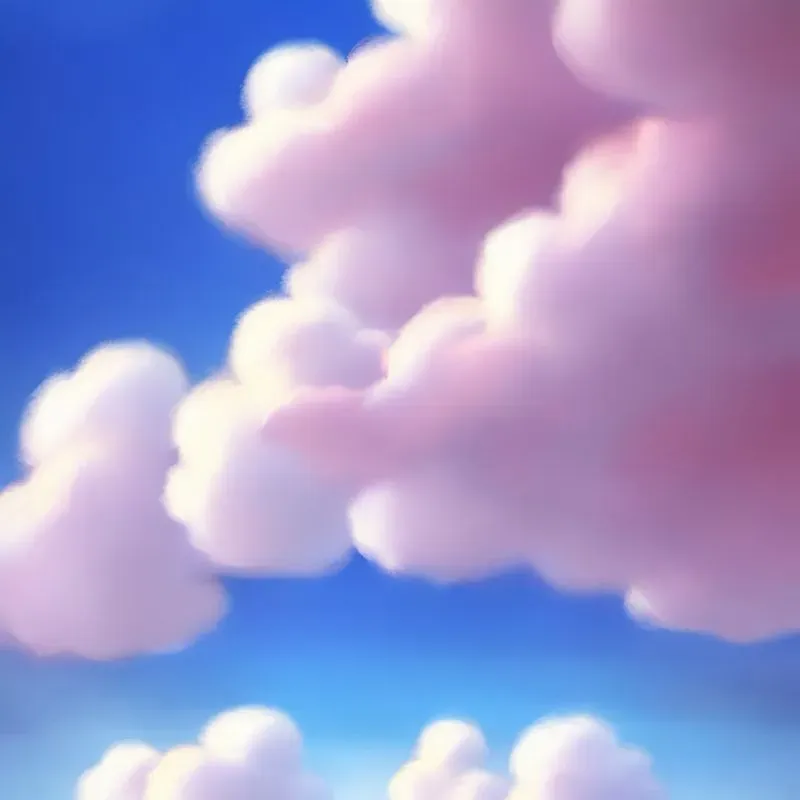 Cloudy Skies In Ghibli Studio Style