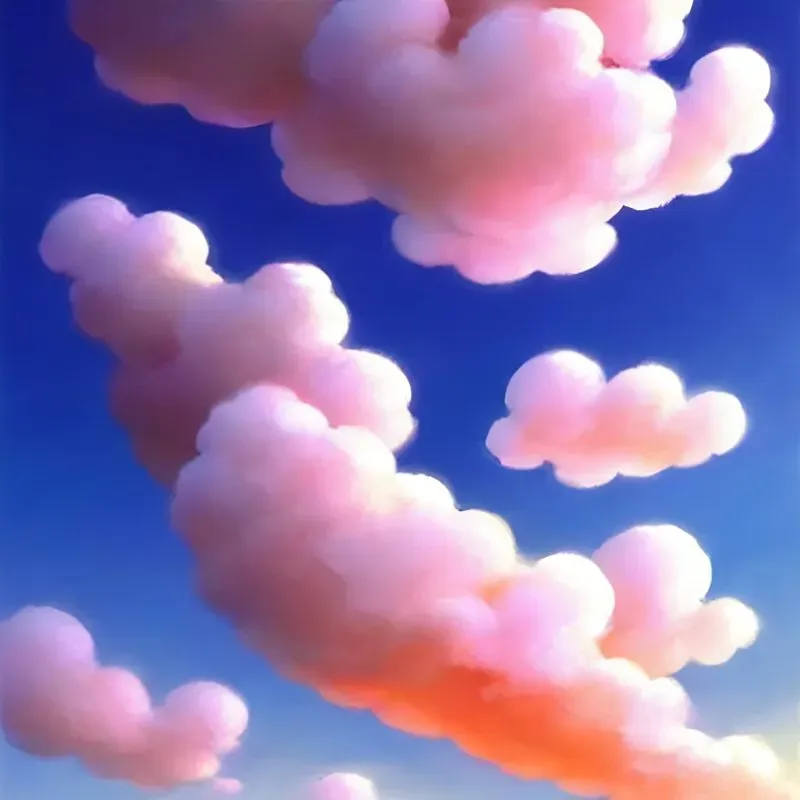 Cloudy Skies In Ghibli Studio Style