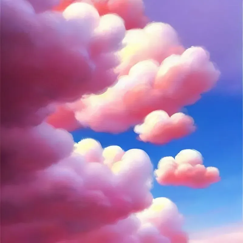 Cloudy Skies In Ghibli Studio Style