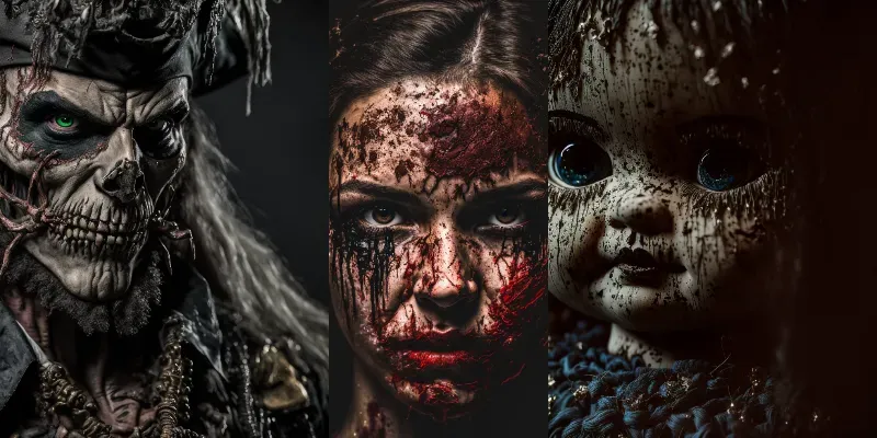 Horror Portraits generated by undefined