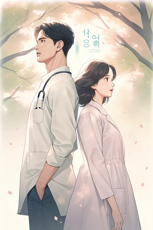 Kdrama Illustration Poster