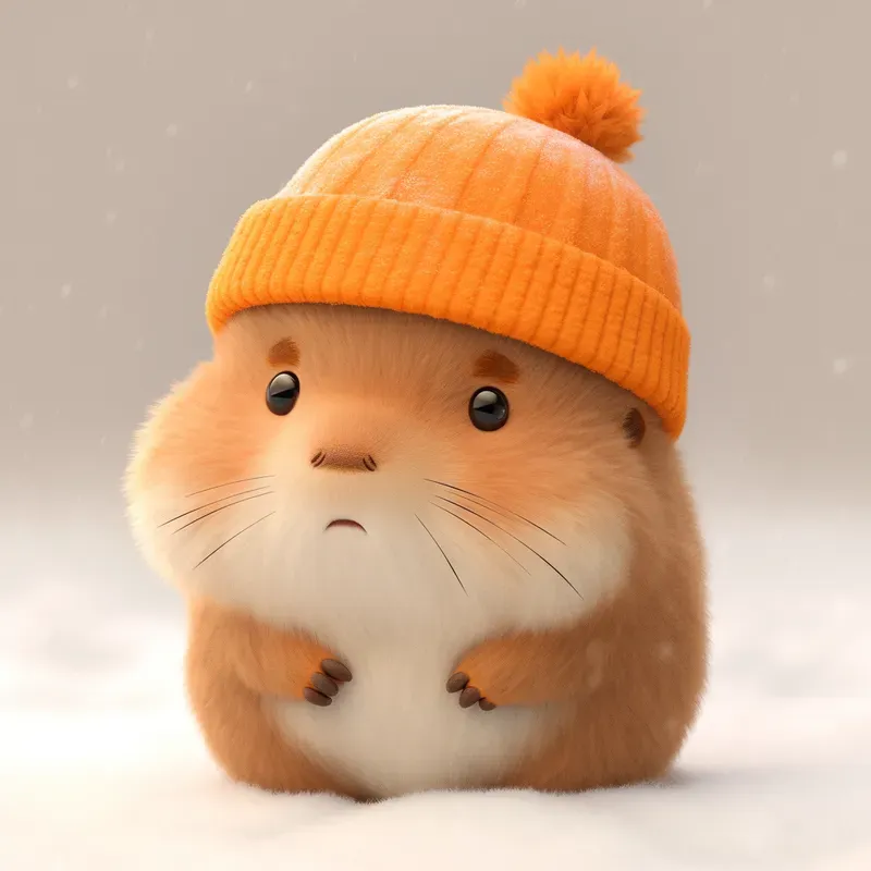 Chibi Frowning Animals