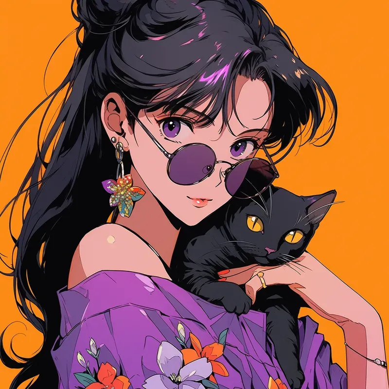 Retro Anime Portraits