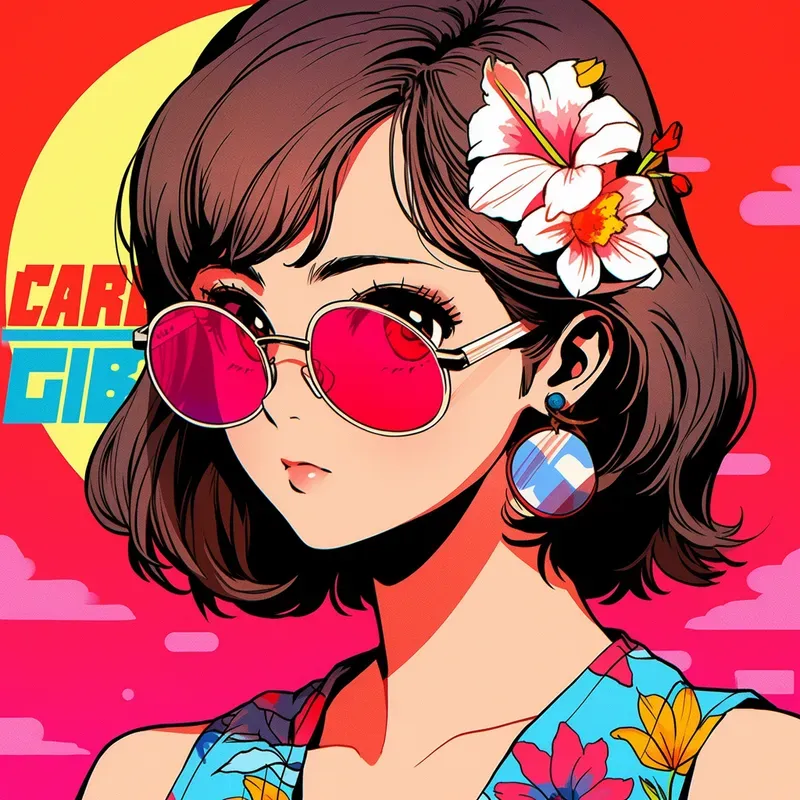 Retro Anime Portraits