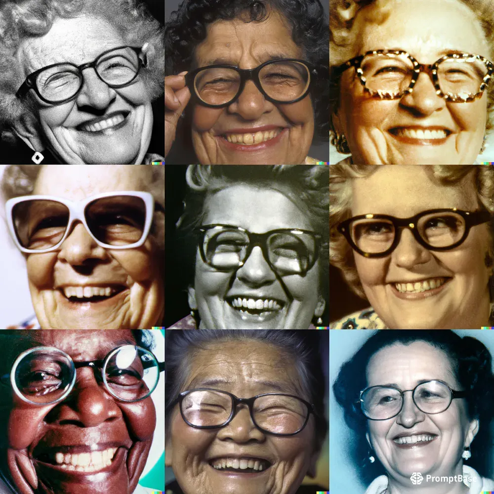 Retro Grandma Avatars