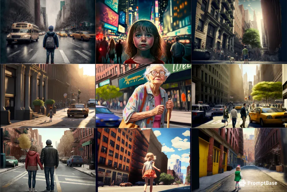 Walking Through Urban Environments