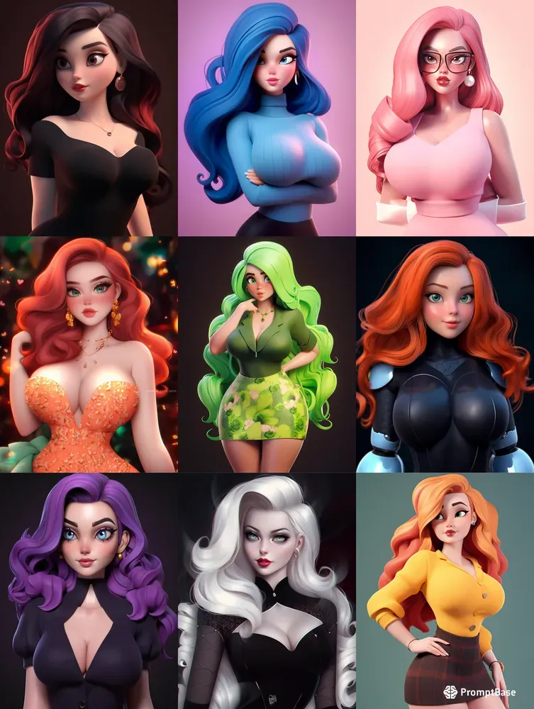Hot Cartoon Characters