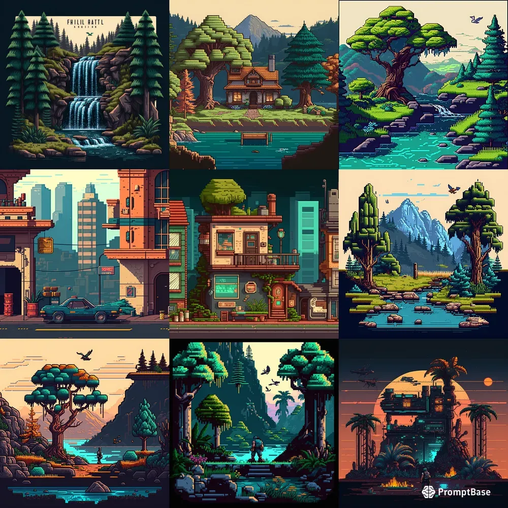 Pixel Art Landscapes