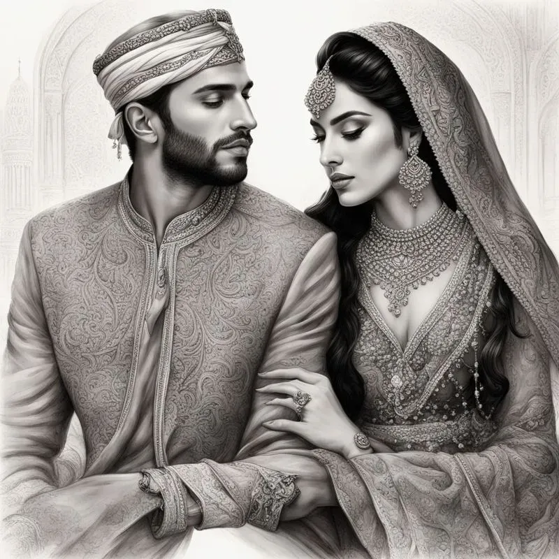 Pencil Sketches Of Cultural Splendor