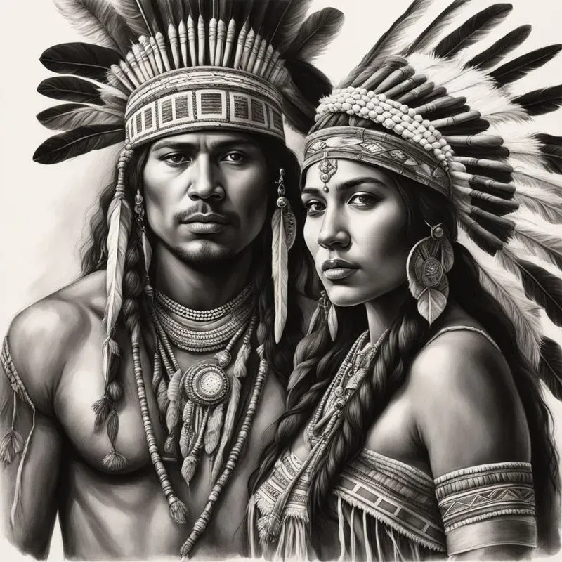Pencil Sketches Of Cultural Splendor