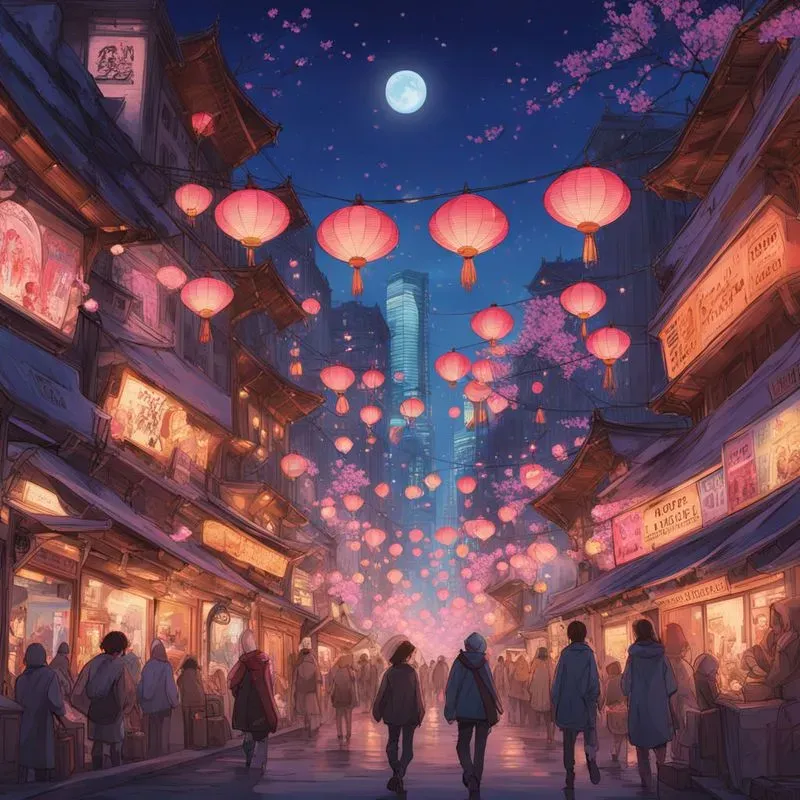 Watercolor Anime Landscapes