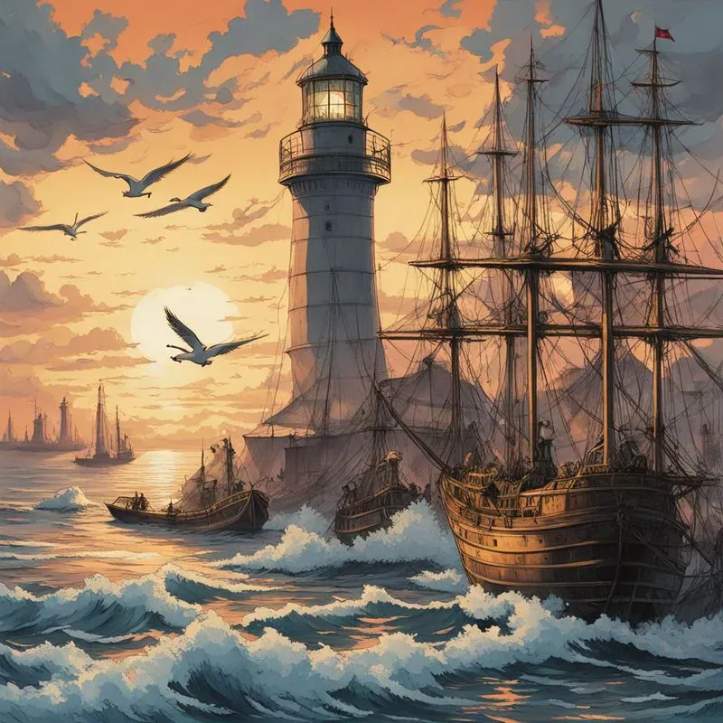 Watercolor Anime Landscapes