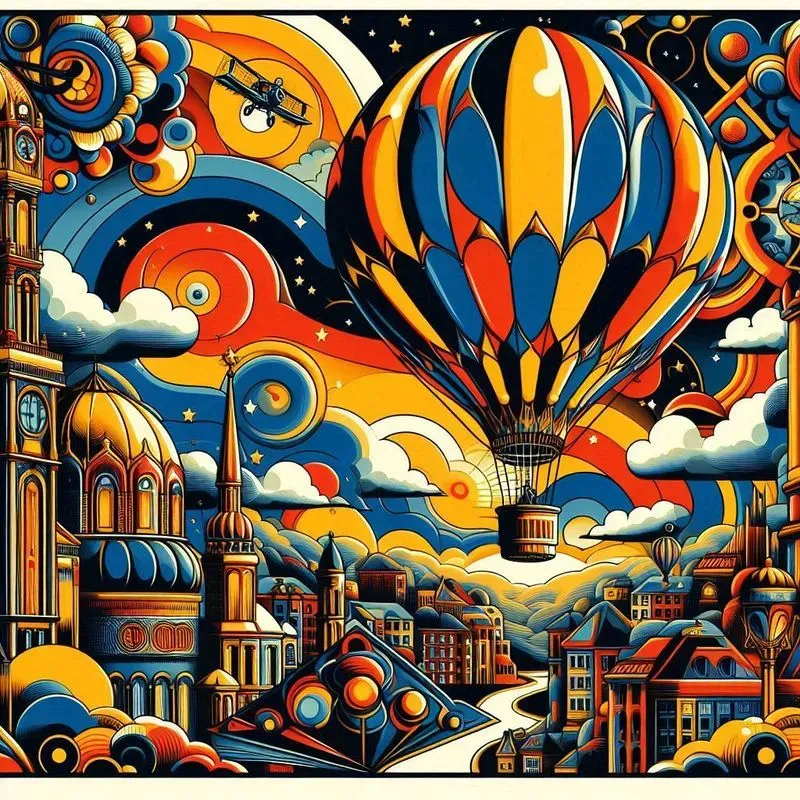 Surrealist Baroque Pop Art