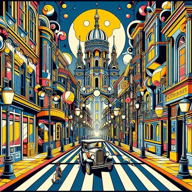 Surrealist Baroque Pop Art