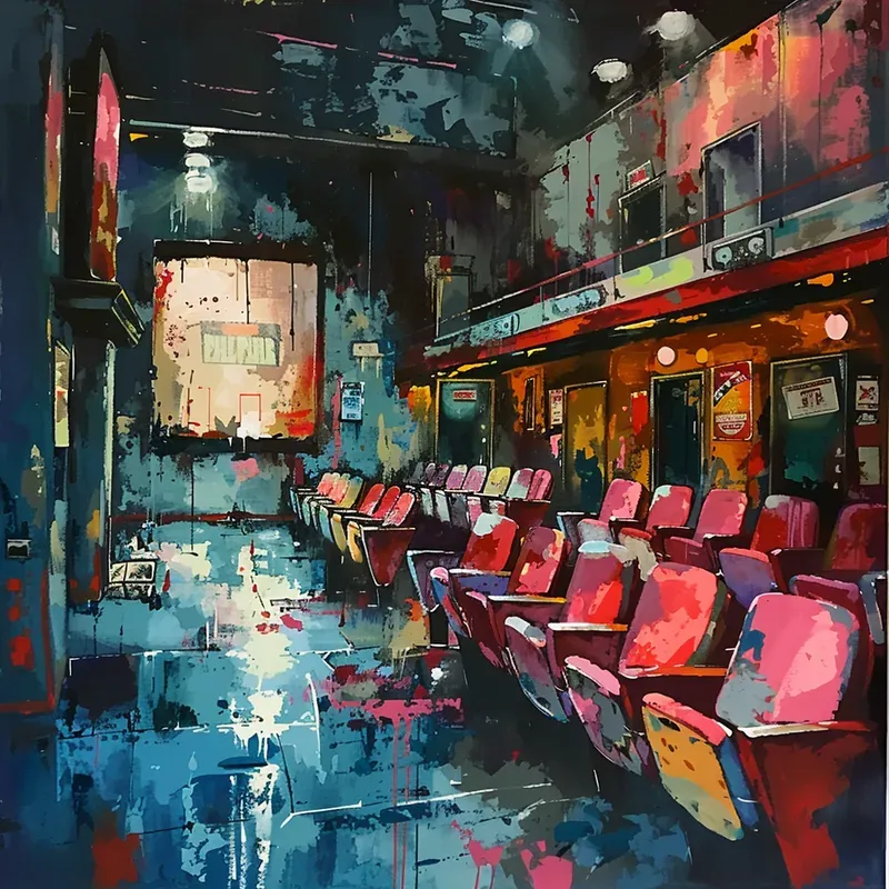 Gouache Urban Paintings