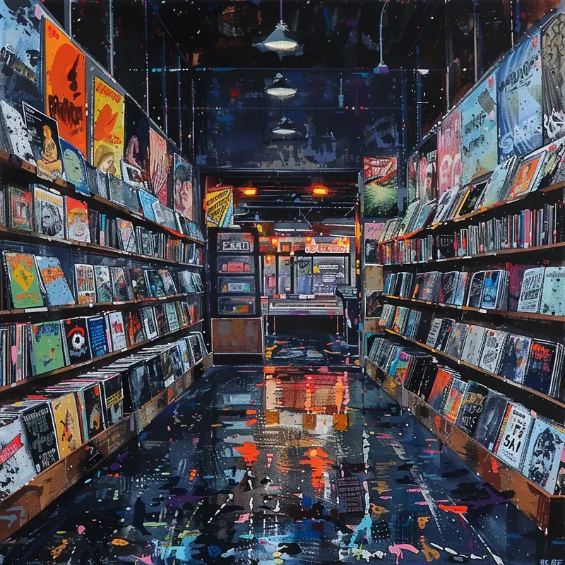 Gouache Urban Paintings