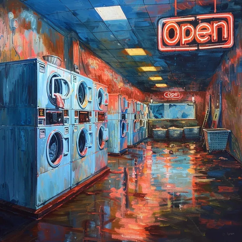 Gouache Urban Paintings