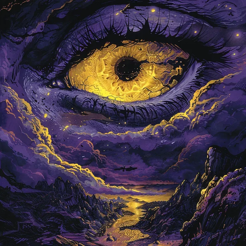 Psychedelic Apocalypse Rock Art