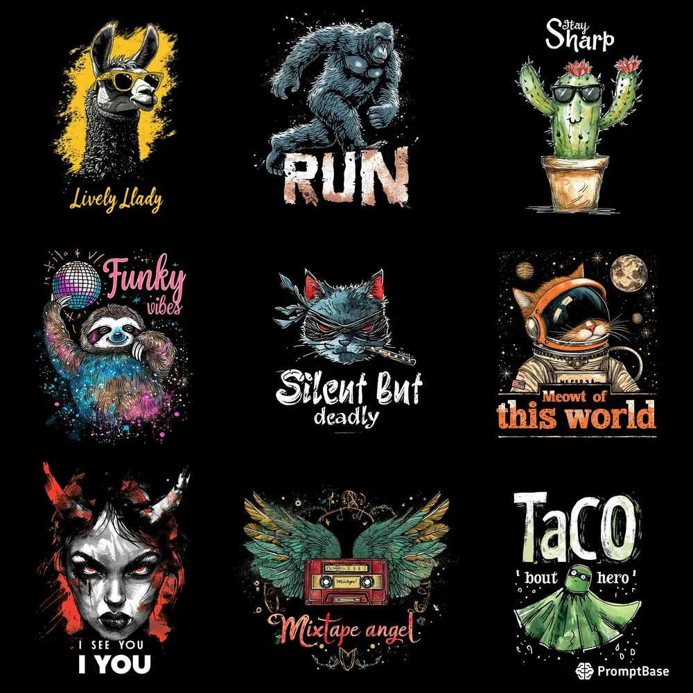Creative Tshirt Designs With Your Texts