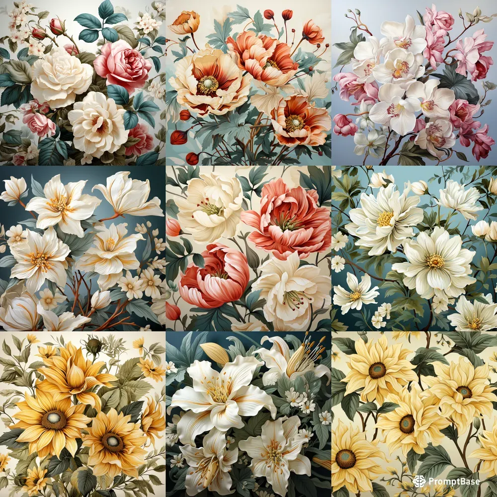 Vintage Floral Patterns