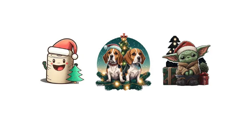 Funny And Cute Stickers generated by undefined