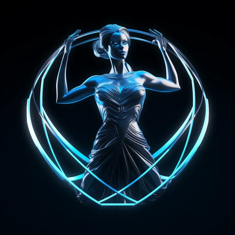 Greek Style Futuristic Logos