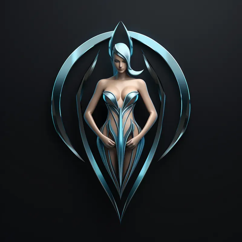 Greek Style Futuristic Logos