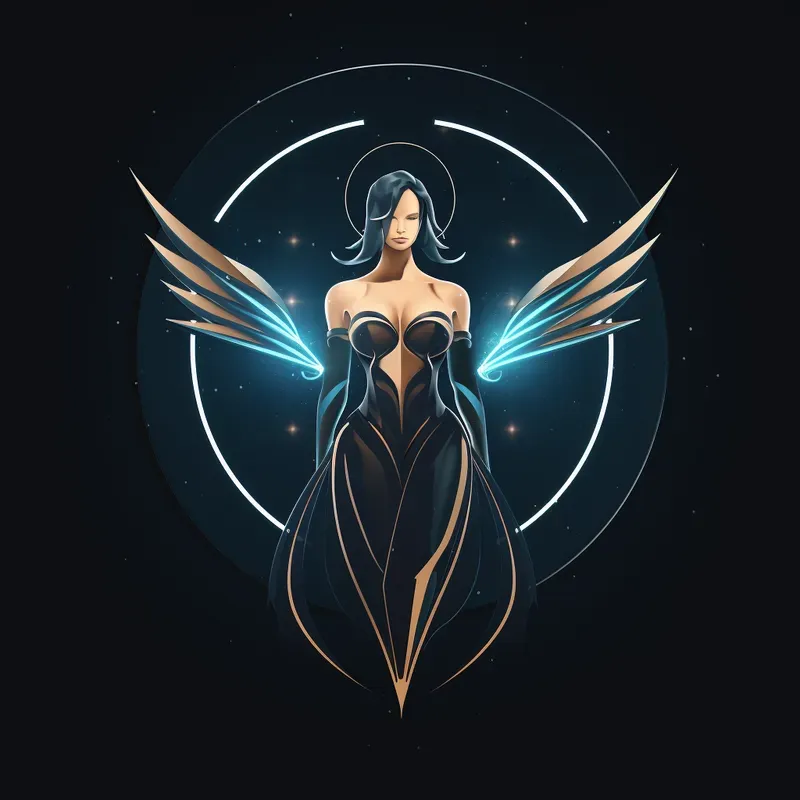 Greek Style Futuristic Logos
