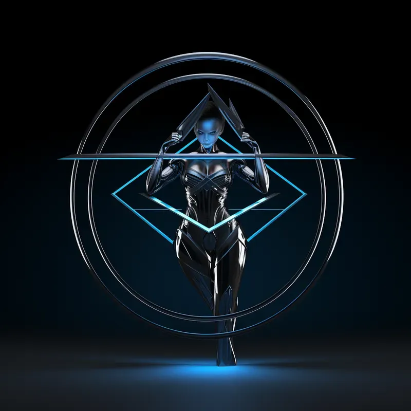 Greek Style Futuristic Logos