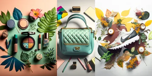 Professional Product Photoshoots Flatlays generated by midjourney